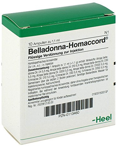 Belladonna Homaccord Ampullen 10 stk