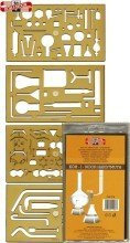 KOH-I-NOOR Schablone Chemie - 4er Set