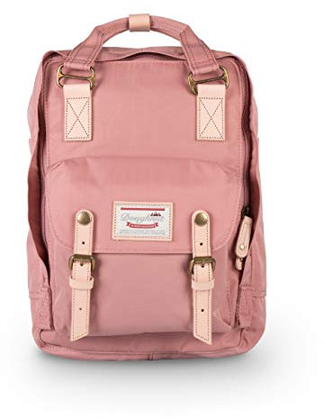 Doughnut Macaroon Backpack for Men and Women Lightweight School Bag Casual Daypack 16 Liters Basic Water Resistant Rucksack for Travel, Sports, Hiking with Pockets(Rose)