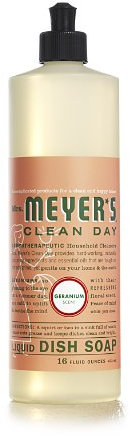 Mrs. Meyer's Clean Day Liquid Dish Soap, Geranium, 16 Fluid Ounce by Mrs. Meyer's Clean Day