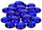 Efco Glasnuggets, 13–15 mm, Blau, Glas, 10 x 10 x 5 cm, 35