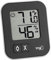 TFA Dostmann digitales Thermo-Hygrometer Moxx, 30.5026, zur Raumklimakontrolle, Luftfeuchtigkeitsmesser, Innentemperatur, für innen, schwarz