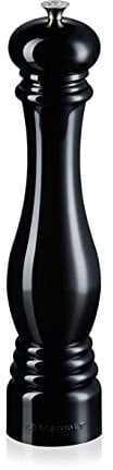Le Creuset Classic Adjustable Salt Grinder, Large, Chip-resistant ABS Plastic, Anti-corrosion, 518 g, Black Onyx, 96002800140000, 30 cm