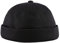 Faletony Docker Cap Herren Docker Mütze Hochwertige Sanfte 100% Baumwolle Seemannsmütze Hafenmütze Herrenmütze Bikercap Hat ganzjährig tragbar (Schwarz)