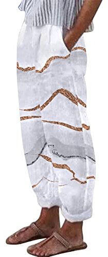 Sommerhose Damen Leicht 3/4 Pumphose Damen Schwarz Cargo Outdoor Bauchweg Leinenhose Thermohose Herbst Women Schlaghose Schnittschutzhose Laufhose Badehose Reitleggings Damen Xs