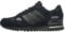 adidas ZX750 Herren GW5529 Sneaker Grey Heather/Core Black/Footwear White UK, Schwarz , 46 EU