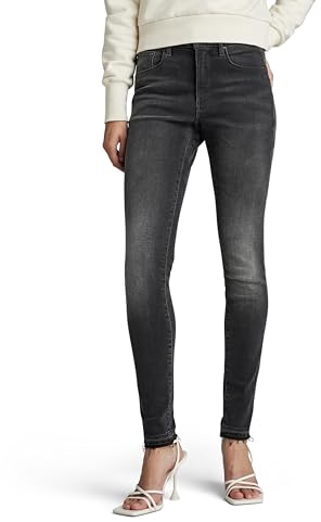 G-Star Women's 3301 Skinny Jeans, Black (worn in black moon D05175-D431-G108), 28W / 30L