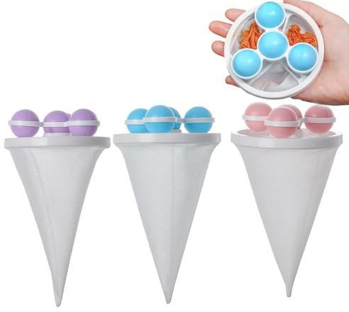 Floating Hair Filtering Mesh Removal, Fusselfänger für Wäsche, Pet Hair Remover für Wäsche, Reusable Washing Machine Hair Filter Laundry Pet Hair Catcher (A+B+C)