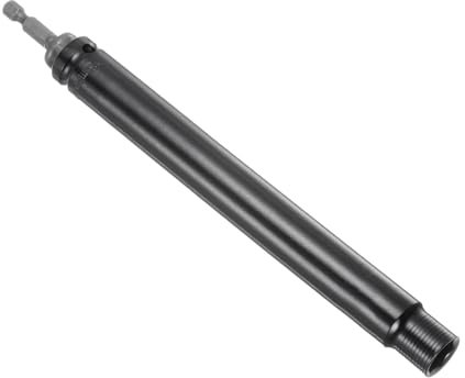 CoCud Extra Long Hollow Socket, 13mm Size 200mm Length 1/4 Hex Shank, 6-Point Quick-Change Deep Well Power Nut Driver - (Applications: for Long Threaded Rod/Bolts)