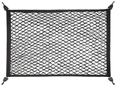 YCDSSM Auto Kofferraumnetz für Dacia Dokker 2017-2021, Gepäcknetz Wohnmobil Kofferraum Netz Organizer Aufbewahrung Netz Netztasche Nylon Elastisch mit 4 Massiven Haken Zubehör,XXXL
