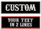 2pc Embroidery Patch Customizable Text Morale Patch for Military Gear Personalized Army Patches for Clothes, Jackets, Backpacks, Hats with Hook Fasteners/Iron on