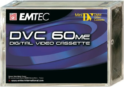 Emtec Cassette Vergine Mini DV 60 Min, 5 Pezzi in Confezione, 347615E