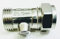Chrome Bolofix Absperrventil, 15 mm x 12,7 mm (0,5 Zoll), Eisen, flache Stirnseite, doppelseitig, für Wasserhahn-Anschluss