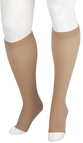 Juzo Soft 2001 Knee-High Compression Stocking 20-30 mmHg Open Toe, Reg