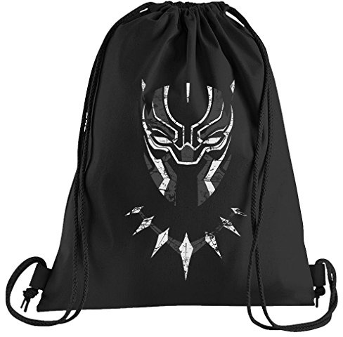 T-Shirt People Black Panther Logo Sportbeutel – bedruckter Beutel – eine schöne Sport-Tasche Beutel mit Kordeln