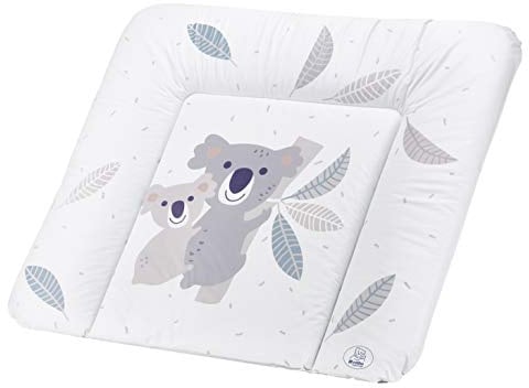 Rotho Babydesign Wickelauflage Breit (85 x 72 cm) | wickelauflage - wickeltischauflage - abwaschbar - wickelmatte - wasserdicht - Motiv Koala