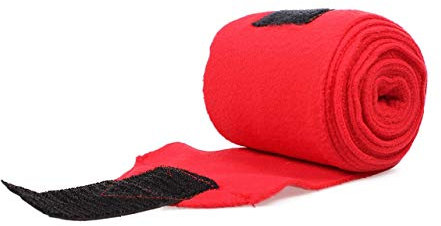 ARBO-INOX Fleecebandagen Bandagen 4 Stück 7 Farben (rot)