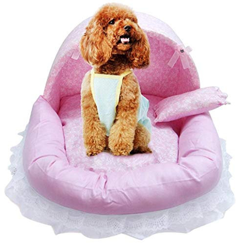 Betten & Sofas Für Katzen Hundebetten Spitze Prinzessin Haustier Hundebett Haus Kiste Katze Bett Käfig Korb Puppy House Dream Nest Haustier Zwinger Sofa Dog Nest Weiche Heimtierbedarf @ Pink S