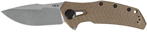 Zero Tolerance 0308 Coyote Tan G-10 and Titanium Frame Lock CPM 20CV Stainless Pocket Knife