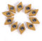 10 Pcs CNC Inserts en Carbure, Forme Losange Plaquettes en Cutter Tour, Lame en Carbure Indexable pour Tours et Fraiseuses