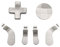 Kit di cuscinetti a D in metallo per controller Elite Series 2, controller Xbox One Elite