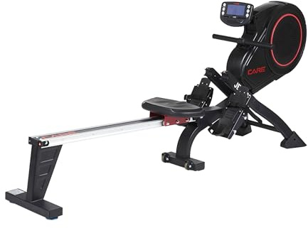 Care Fitness – Rudergerät – Jet 600-2 Care Connect – Klappbares Rudergerät Schwarz Einheitsgröße