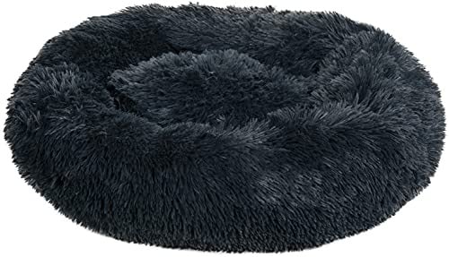 HKM Fluffy Hundebett dunkelgrau 80cm x 25cm