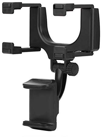Auto Rückspiegelhalterung, 360 Grad Auto Rückspiegel Telefonhalterung, Verstellbare Telefon Spiegelhalter, Universal Handyhalterung Rückspiegel Für Smartphone GPS Mobiltelefone PDA MP3 MP4
