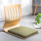 GLJY Japanischer Beinloser Bodenstuhl, Holz-Tatami-Meditationsstuhl, Erkerfenster, Lounge-Stuhl, faule Couch zum Lesen, Fernsehen schauen