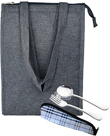 LUNALING Borsa Termica Porta Pranzo.Borse porta alimenti da campeggio/lavoro/scuola. Adatto per lunchbag uomo/donna/studente.