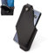Homme Coque de Ceinture Holster de Téléphone, Étui de Extérieur en Cuir Véritable Pochette Ceinture Sac de Taille Portable pour iPhone 13 Pro Max/13 Pro/13 Pro/12 Pro Max/12/11 Pro Max/11/XR Black L