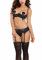 Sexy Lingerie Set for Women, Lace 1/4 Cup Shelf Bra and Panties Garter Belts Nipple Cover Stockings, Mesh Push Up Tops Underwear Teddy Naughty Nightwear Strappy Babydoll for Valentine Honeymoon