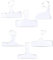 Hopbucan Router Templates for Woodworking Charcuterie Board Handle Template Cutting Board Template Clear Acrylic Templates Tools