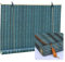 CENAP Premium-Bambus-Rollo, Bambus-Vorhangjalousien für Fenster zu Hause, römische Sonnenschutzjalousien, Balkon-Schlafzimmer, 70 cm 110 cm, Rollo für Außenterrasse – Blau, Braun