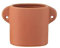 J-Line Pot Renaissance Ceramique Orange