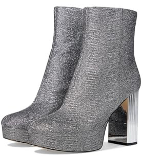 Michael Kors Stivaletto Porter Platform, Argento, 38 EU