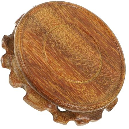 Cabilock Présentoir À Théière Petit Support Pour Plantes Support En Bois Pour Plantes Piédestal En Bois Massif Pour Vase
