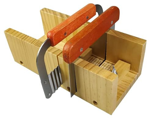 AFGSsm Coupe savon professionnel, Kit fabrication savon, Boîte à savon premium, Kit de moules à pain multifonctions réglables en bois