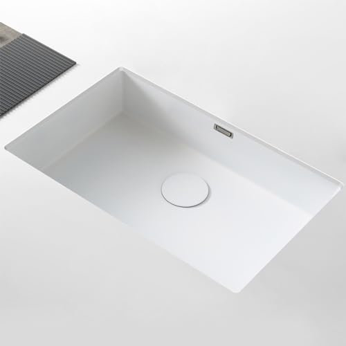 Fregadero Cocina 1 Seno De Acero Inoxidable 304 Blanco Leche，profundidad Del Fregadero Cocina De Cocina De 22 Cm，fregadero Cocina 1 Seno Con Escurridor，fregadero Bajo Encimera，fregadero Camper ( Size