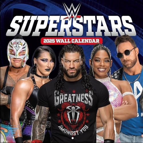 TURNER LICENSING WWE Superstars 2025 Mini Wandkalender (25998040641)