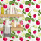 Funlife Obst Tapete PVC Wanddeko Folie Selbstklebend Möbelfolie 40 cm x 100 cm Erdbeere Möbelsticker Deko für Kinderzimmer Küche Wohnzimmer Schlafzimmer
