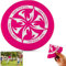 SRV Hub 1x Pink Soft Flying Disc, Easy to Catch Lightweight Flying Frisbee Dog Toy, Foldable Skimmers Kids Adults Outdoor Fun Play Activity, Soft flying disc frisbee 17cm