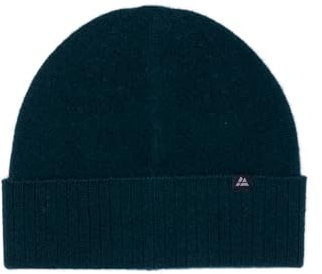 DANISH ENDURANCE 100% Kaschmir Mütze, Luxuriös Weich, Warme Thermo Wollmütze, Premium Komfort, Unisex, Beanie für Damen & Herren, Dunkelgrün, Einheitsgröße