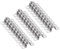 sourcing map 30pcs 3/4 Inch 20mm Conduit Clamps, M20 U Tube Pipe Clamp, Stainless Steel Rigid Pipe Strap, U Shaped Bracket with Two Hole for Pipe Tube Hose Wire Cord Fixing, Thickened