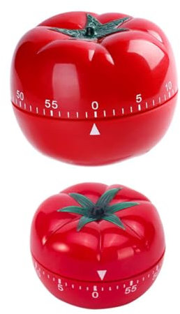 Mechanischer Küchentimer 2 Stück Entzückender in Tomatenform