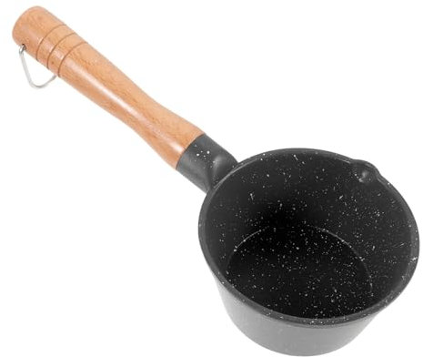 Ciieeo Pentola Per Salsa Con Beccuccio Pentola Per Cucinare Manico Riscaldare Olio Bollire Latte