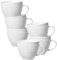 Ritzenhoff & Breker Suomi Kaffeetassen 6er Set, 260 ml, Kaffeeobertassen mit feinen & ausgeprägten Reliefierungen, Skandinavisches Design, Porzellan, Beige