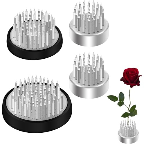 COITEK Blumenfrösche für Blumenarrangements, runder Blumenstielhalter mit Nadel, Frösche für Blumenarrangement, Vase, Befestigung und Dekoration (3 Größen)