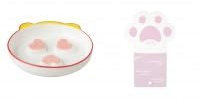 Marjoramy Gamelle Anti Glouton pour Chat, Gamelle Anti Glouton Chat Céramique,écuelle pour Chat avec Labyrinthe Interactif,Gamelle Régime Anti Vomissement pour Chats Et Petits Chiens