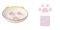 Comedero Gato Antivoracidad Comederos Gatos,Plato Gato Interactivo con Laberinto En Forma De Corazón,Ceramica Comedero Antivoracidad para Gatos Perros Pequeños